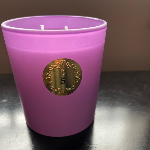 Size 5 Intact Fragrant Jewels Purple Joy Candle. - Picture 2 of 2